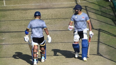 Rohit Sharma training with Mumbai team for Vijay Hazare Trophy