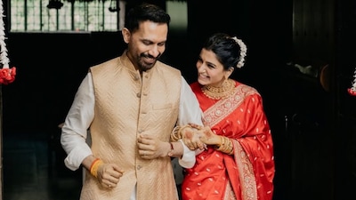 Raj Nidimoru made his first public appearance after marrying Samantha Ruth Prabhu, attending The Family Man 3 success bash where paparazzi congratulated him warmly.