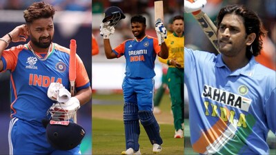 Sanju Samson completes 1000 runs in T20Is for India. (Picture Credit: AFP)