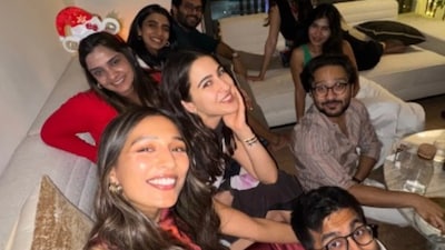 Inside Sara Ali Khan’s Cozy Christmas Party With Her Close Friends | Photo