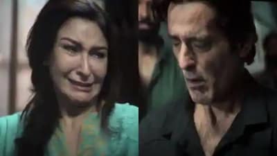 Saumya Tandon and Akshaye Khanna in a still from Aditya Dhar’s Dhurandhar.