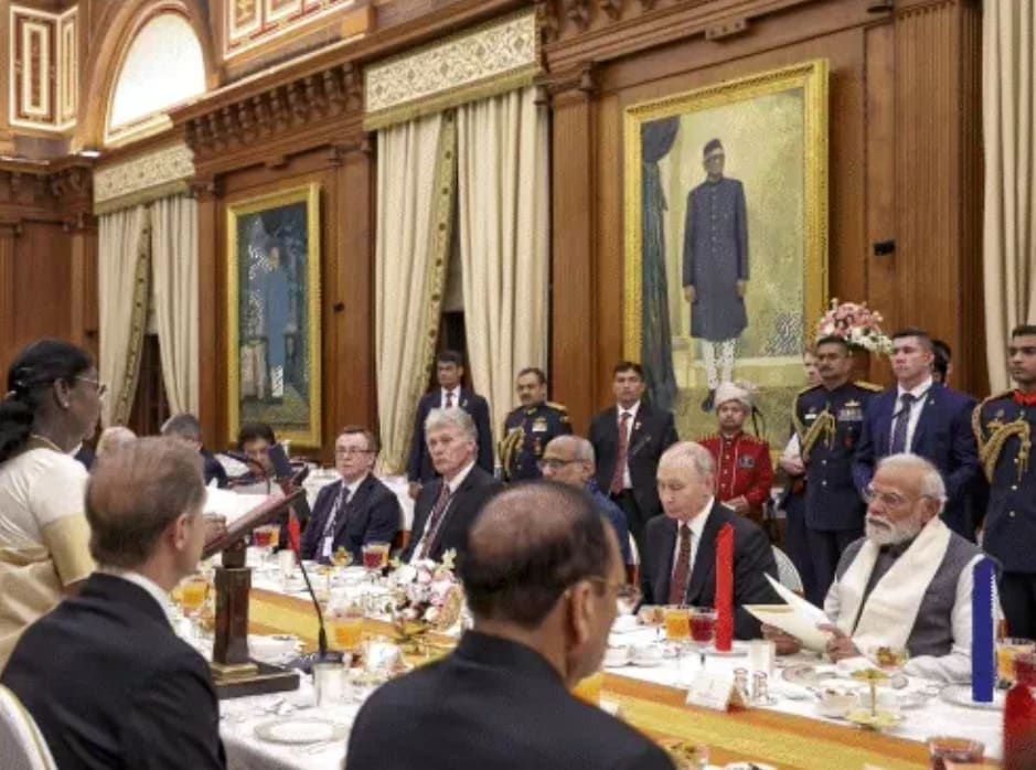 While the opulent dinner was a feast for the senses, the star of the vibrant vegetarian spread was gucchi doon chetin aka Gucchi mushrooms, served with walnut chutney. Don’t worry, foodies, the dish has absolutely no connection with the luxury Italian fashion house Gucci. While the opulent dinner was a feast for the senses, the star of the vibrant vegetarian spread was gucchi doon chetin aka Gucchi mushrooms, served with walnut chutney. Don’t worry, foodies, the dish has absolutely no connection with the luxury Italian fashion house Gucci.