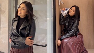 Shehnaaz Gill grooves to the viral OST of Pakistani drama Meri Zindagi Hai Tu.