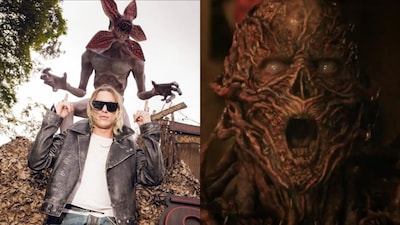 Jamie Campbell Bower drew on horror films and Mr. Rogers for Vecna in Stranger Things. (Photos: Instagram)