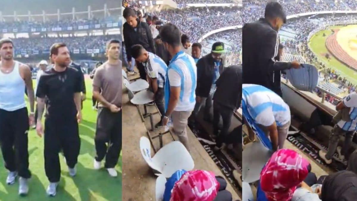 Watch | Fans Go Rowdy As Messi's Lap Of Honour At Salt Lake Halted Midway Due To...