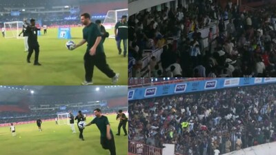 Lionel Messi in Hyderabad.