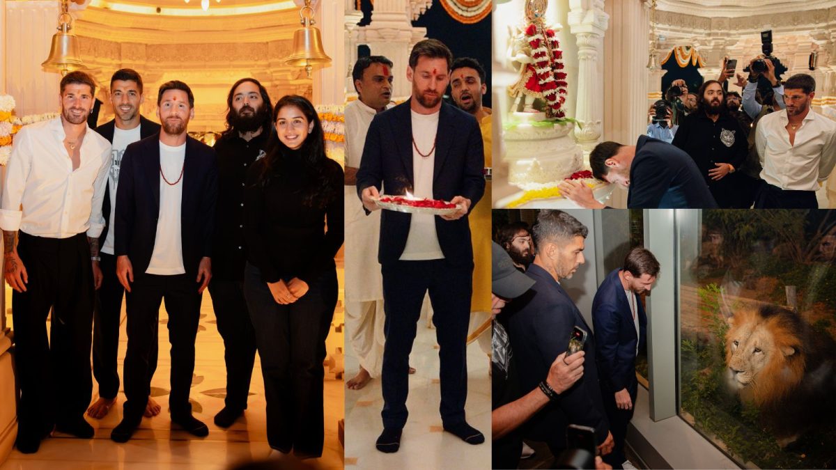 'Lion'el Messi Visits Vantara: Pays Obeisance To Deities, Observes Wildlife In Jamnagar