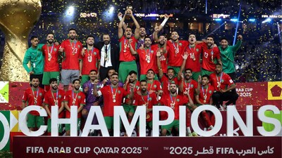FIFA Arab Cup 2025 Champions Morocco. (X) 