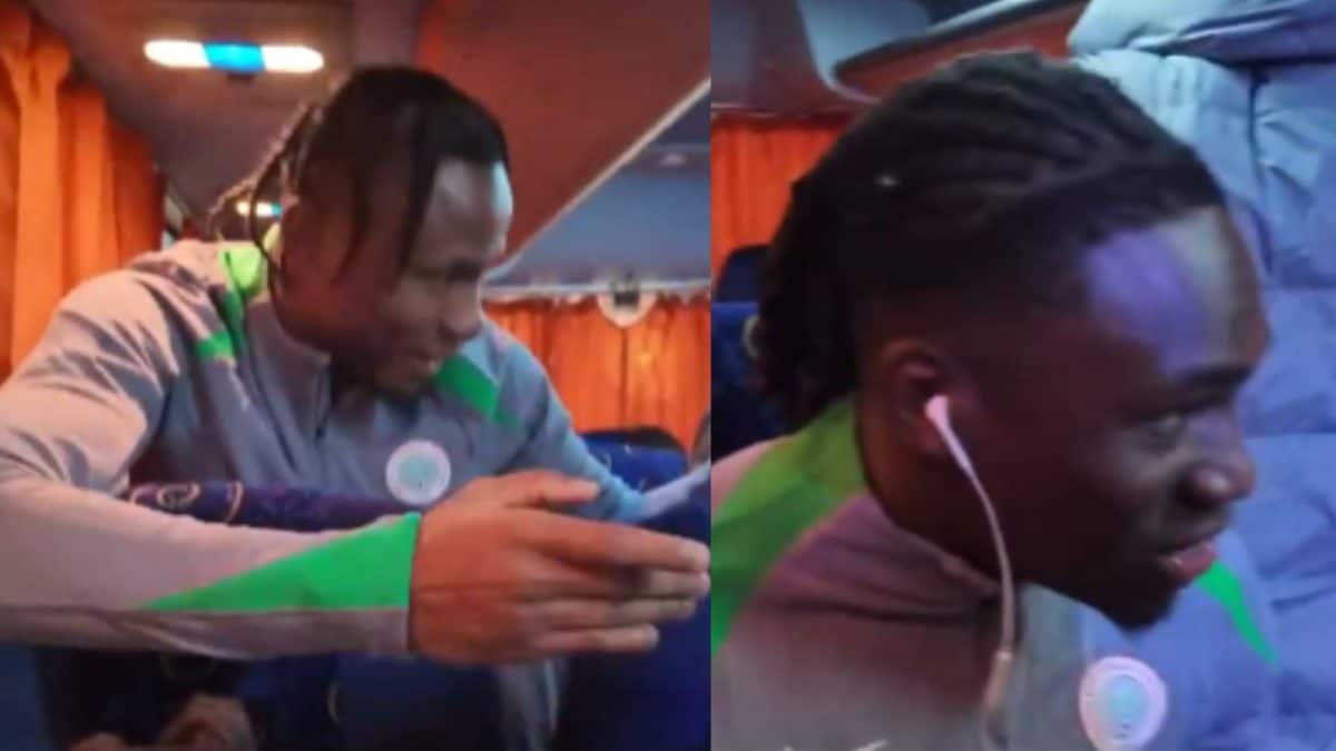 'What Did I Ever Do To You?': Chukwueze, Bassey Continue 'Ball's Gone To AFCON Before Us' Banter Ahead Of Nigeria Opener