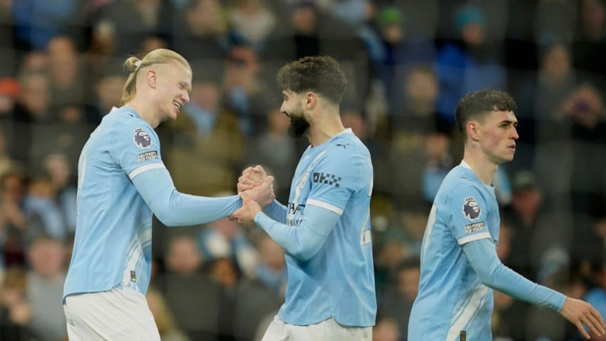 Playing Catch-up! Haaland Double, Reijnders Strike Help Manchester City Down West Ham