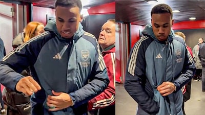 Arsenal defender Gabriel.