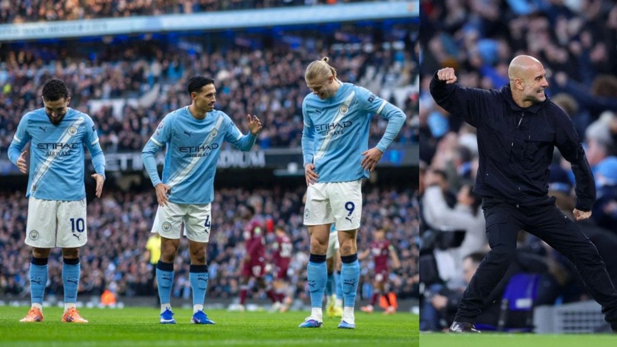 Pep Guardiola Euphoric As Cherki-Haaland-Reijnders Combine To Dismantle West Ham | Watch
