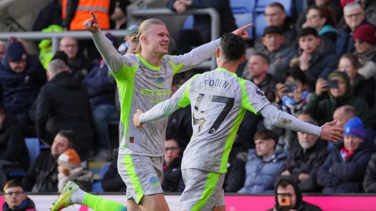 Premier League: Haaland, Foden Help Man City Remain Hot On Arsenals' Heel With Win At Palace