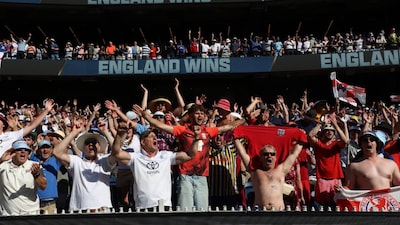 Barmy Army up and about after England's Boxing Day Test win (Picture credit: AP)
