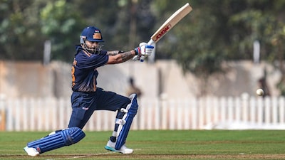 Virat Kohli played a match-winning role in Delhi's victory over Gujarat (Picture credit: PTI)