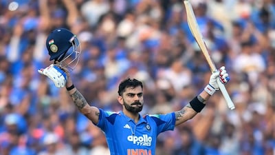 Virat Kohli scored his 84th international hundred on Wednesday (Picture credit: AFP)