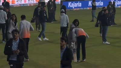 Harleen Deol and Jitesh Sharma ahead of the 2nd India vs South Africa T20I (Picture credit: Screengrab from X)
