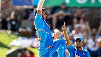 Sushant Mishra played a match-winning role with the ball for Jharkhand in the SMAT Final (Picture credit: BCCI)