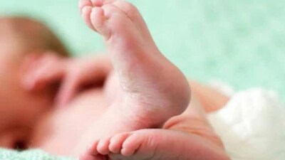 The twins, around five months old and bundled in pink hats and blankets, began crying. (Representative Image)