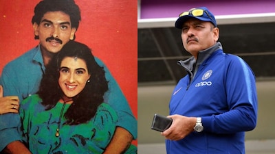 Ravi Shastri and Amrita Singh's relationship went public in November 1986, when the pair appeared on the cover of Cine Blitz.