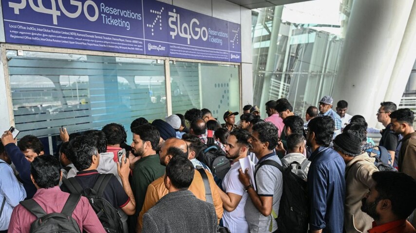 Chaos gripped Indian airports on December 4 after the country's biggest airline IndiGo cancelled over 1,200 flights, stranding thousands of passengers