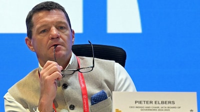 Pieter Elbers, CEO of IndiGo Airlines, said the operations have improved after rebooting the system and there have been less cancellations.(Image: AFP/File)