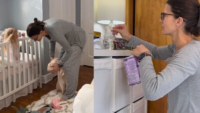 She was actually waking up, feeding and interacting with dolls. (Photo Credit: Instagram)