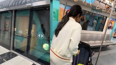 He noted that it stops at Mahalaxmi, BKC and both airport terminals. (Photo Credit: Instagram)