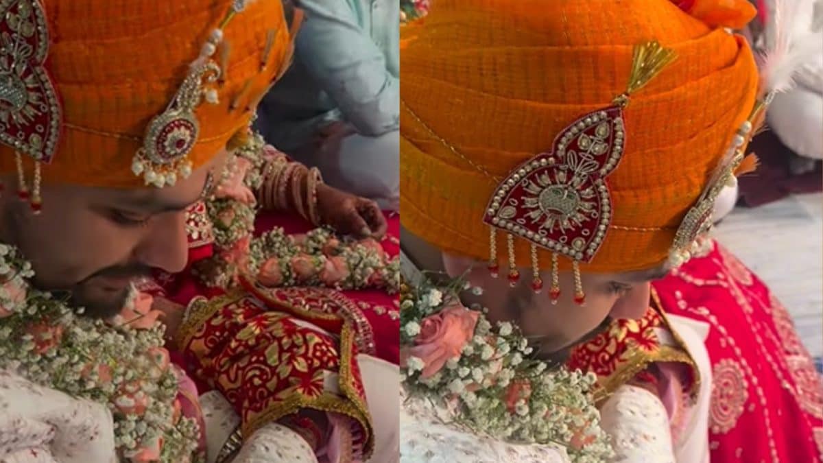 Groom Watches Virat Kohli Batting During Wedding