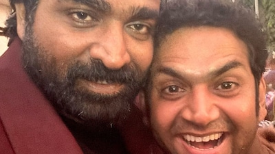 Sharib and Vijay flashed bright smiles. (Photo Credit: Instagram)