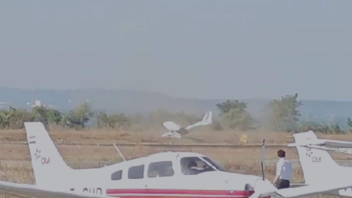 Trainee Aircraft Overturns While Landing At MP's Sagar Airstrip