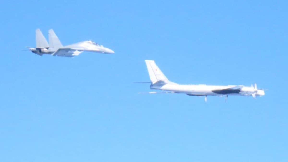 Japan Scrambles Jets As Russian Bombers Join Chinese Patrol Near Okinawa Island