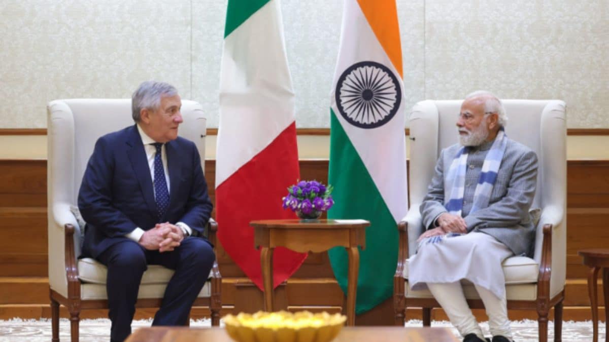 PM Modi Meets Italy's Deputy Prime Minister Tajani