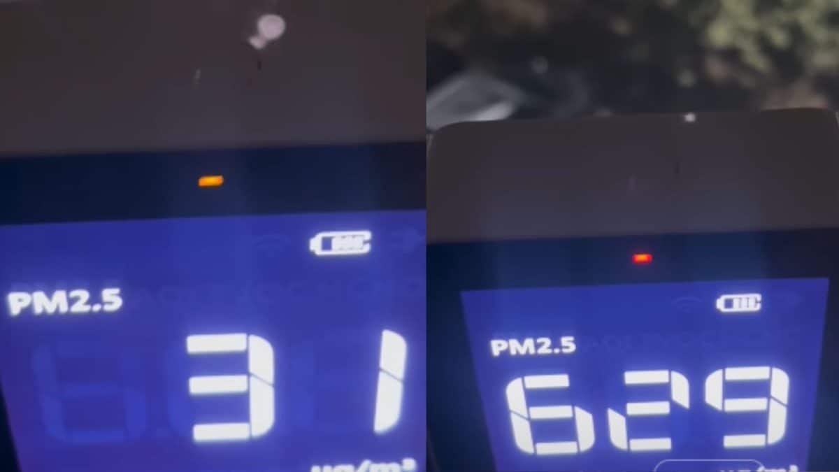 Noida Man Shows Real-Time AQI Spike From ‘31 To 197, 318…750’ In ...