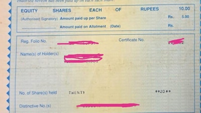 The value of 20 shares now stands at Rs 1,80,000. (Photo Credit: X)