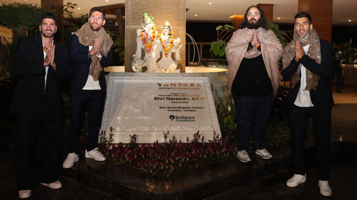 Lionel Messi Visits Vantara, Anant Ambani Welcomes Football Legend With Nature-Based Rituals