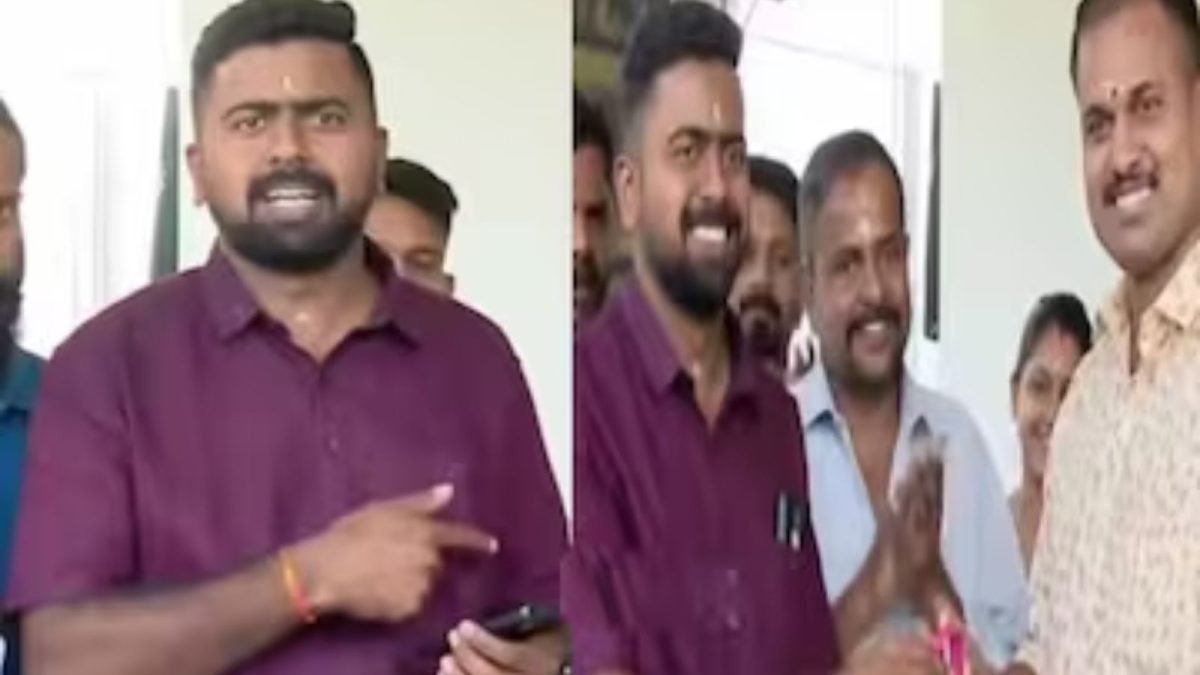 BJP's Palakkad Panchayat Candidate Fulfills Poll Promise, Rewards Soldier Who Predicted His Win
