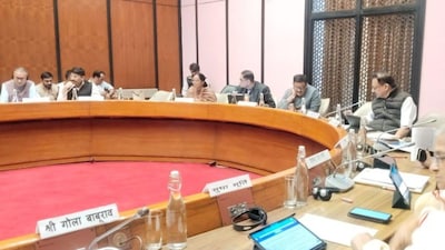 The parliamentary standing committee on transport, tourism and culture, chaired by JD(U) leader Sanjay Jha, sought to fix responsibility for the large-scale flight cancellations by IndiGo. (Image: News18)