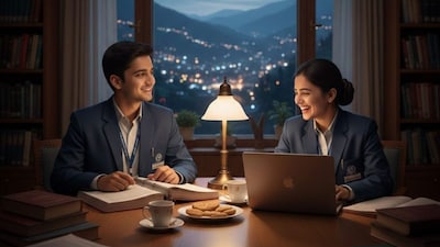 During months of shared classes, hostel life and group activities, many friendships deepen into lasting relationships. (AI-Generated Image)