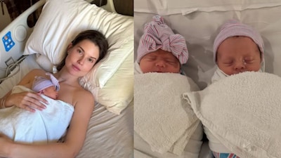 Amanda Cerny welcomed twins in December. (Photo Credit: Instagram)