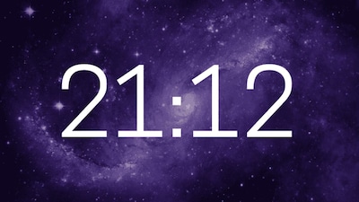 The sequence 21:12 is spiritually significant, similar to 11:11. (Photo Credit: X)