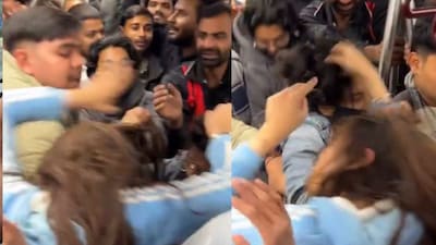 An account called Ghar Ke Kalesh shared the clip. (Photo Credit: X)