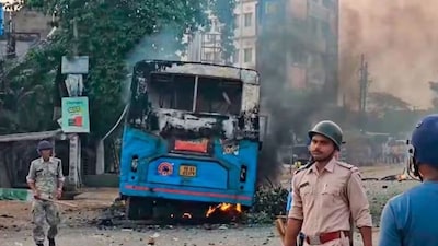 Aftermath of Murshidabad protests in April | File Image 