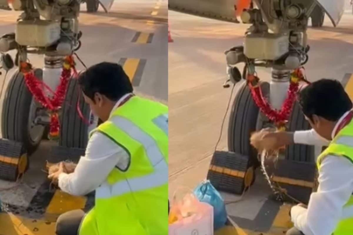 Navi Mumbai Airport Staff Perform Puja Before Maiden Flight, But Desis Want ‘Prasad Box’ — What’s Speical?
