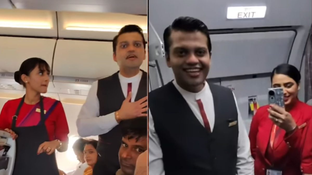 Air India Crew Enjoys Live Zara Zara
