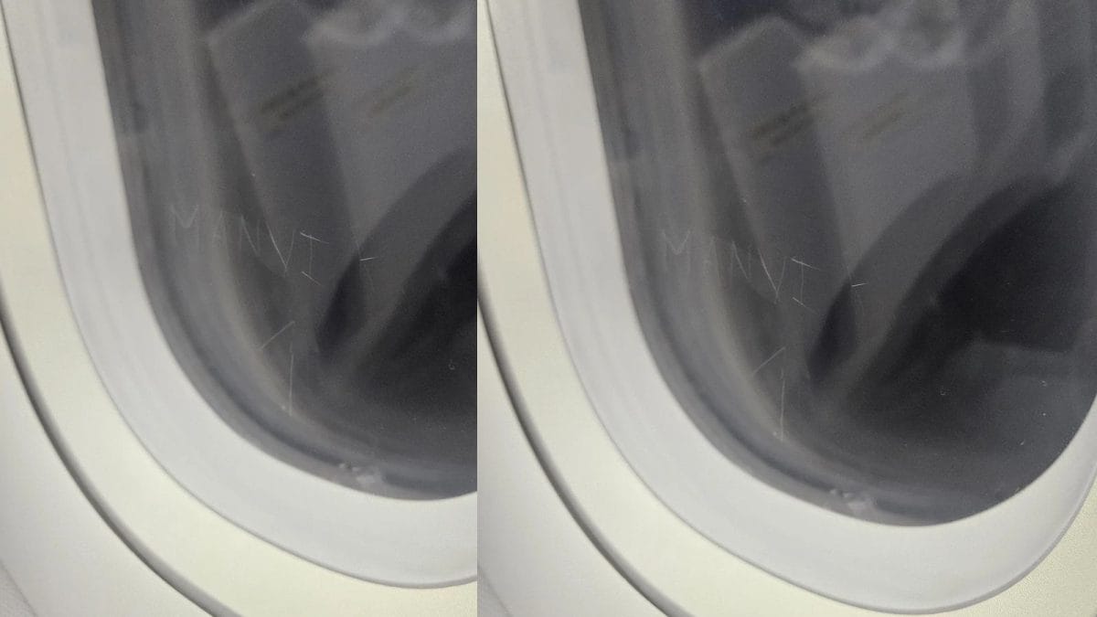 Name Etched on Aircraft Window Sparks Debate