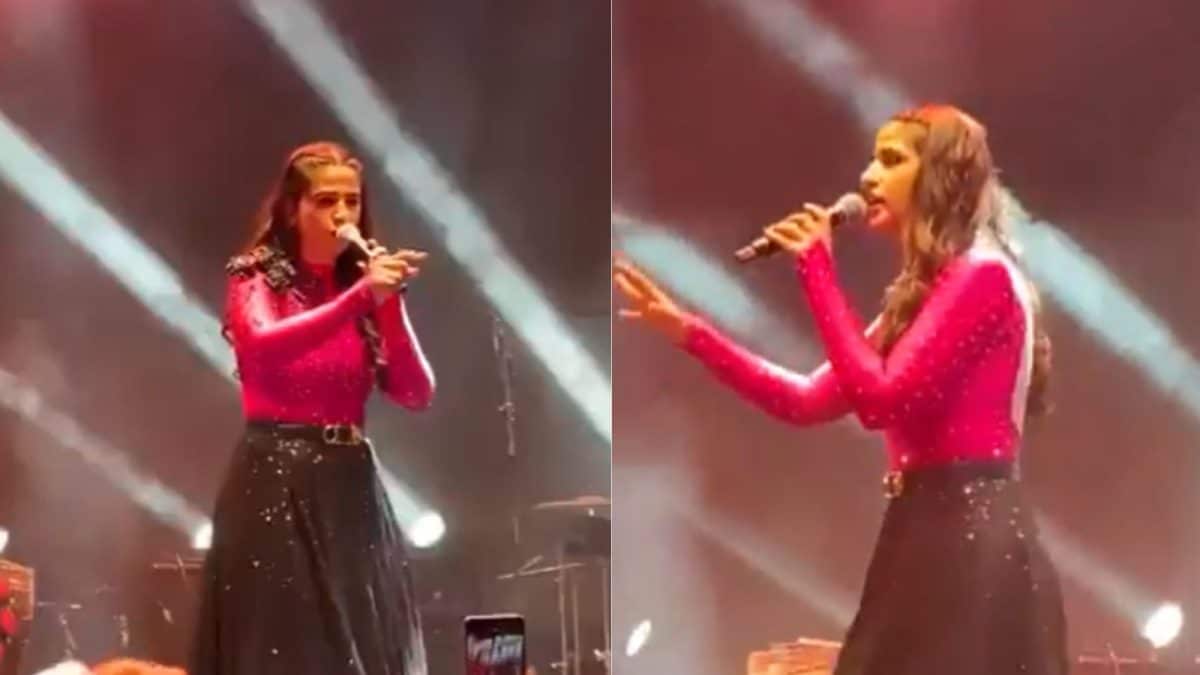 ‘I’m Your Daughter’s Age’: Haryanavi Singer Stops Live Performance Amid Audience’s Misbehaviour | India News ‘I’m Your Daughter’s Age’: Haryanavi Singer Stops Live Performance Amid Audience’s Misbehaviour | India News