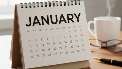 January 2026 includes several occassions New Year's Day, Makar Sankranti, and Republic Day.
