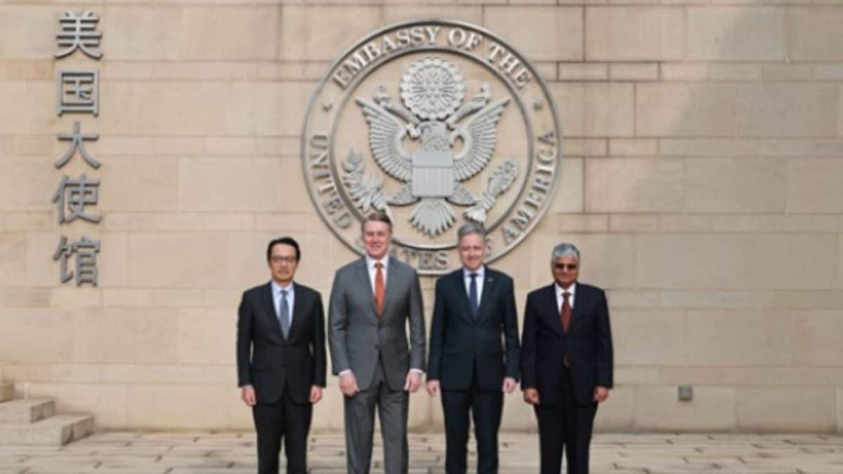 Amid China's Military Drills Around Taiwan, Quad Vows 'Free And Open' Indo-Pacific