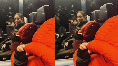 Actress Kareena Kapoor Khan with her younger son, Jeh. (Photo Credit: Instagram)